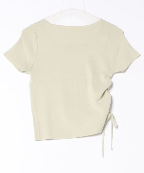 CECIL McBEE（セシルマクビー）の「バタフライプリントドロストプルオーバー（Tシャツ/カットソー・レディース・ブラック/サックスブルー/アイボリー/ミント/ピンク・MEDIUM/LARGE）」の6枚目の写真