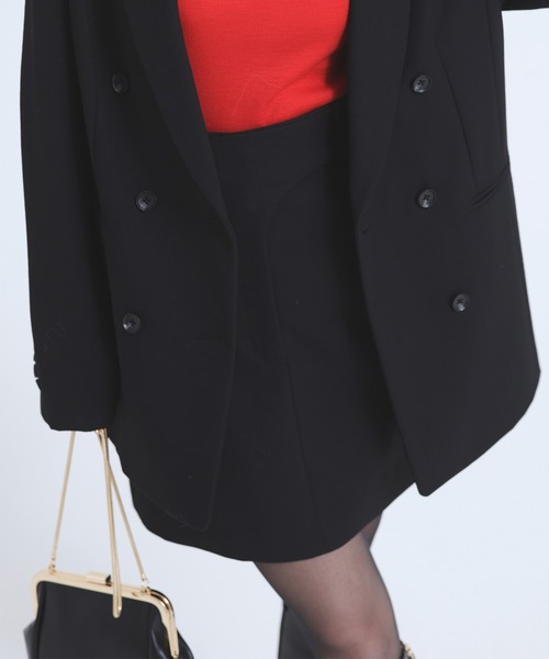 anuans（アニュアンス）の「ウールギャバジンミニスカート（スカート