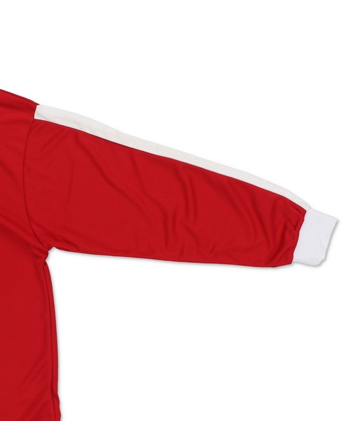 SPINNS（スピンズ）の「ストリート＆グランジ/5色展開！襟付きゲームシャツ（Tシャツ/カットソー・メンズ・ホワイト/レッド/ネイビー/ブラック/サックスブルー・ONESIZE）」の9枚目の写真