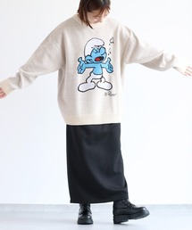 【SMURFS/スマーフ】ヴィンテージジャガードニット