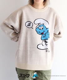 【SMURFS/スマーフ】ヴィンテージジャガードニット