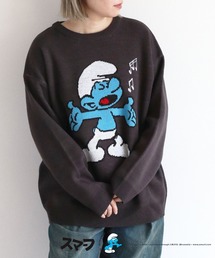 【SMURFS/スマーフ】ヴィンテージジャガードニット