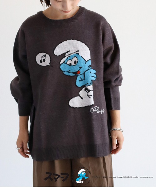 cepo(セポ)の「【SMURFS/スマーフ】ヴィンテージジャガードニット(ニット/セーター・レディース・ブラック系2/ブラック系1/ホワイト系2/ホワイト系1・FREE)」の1枚目の写真