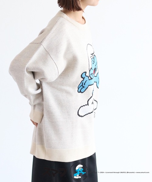 cepo(セポ)の「【SMURFS/スマーフ】ヴィンテージジャガードニット(ニット/セーター・レディース・ブラック系2/ブラック系1/ホワイト系2/ホワイト系1・FREE)」の11枚目の写真