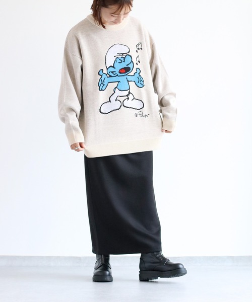 SUPREME × Smurfs スウェット セーター Lサイズ