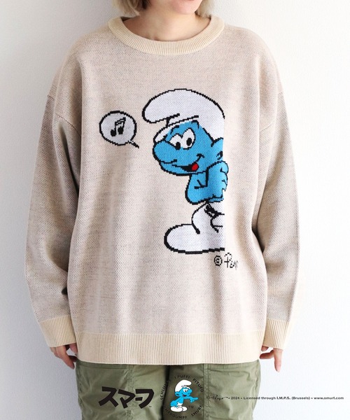 cepo(セポ)の「【SMURFS/スマーフ】ヴィンテージジャガードニット(ニット/セーター・レディース・ブラック系2/ブラック系1/ホワイト系2/ホワイト系1・FREE)」の19枚目の写真
