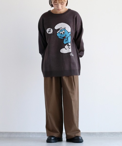 SMURFS/スマーフ】ヴィンテージジャガードニット（ニット/セーター