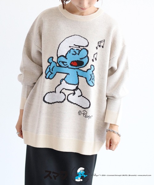 SMURFS/スマーフ】ヴィンテージジャガードニット（ニット/セーター