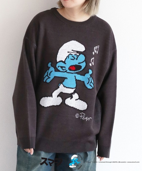 cepo(セポ)の「【SMURFS/スマーフ】ヴィンテージジャガードニット(ニット/セーター・レディース・ブラック系2/ブラック系1/ホワイト系2/ホワイト系1・FREE)」の6枚目の写真