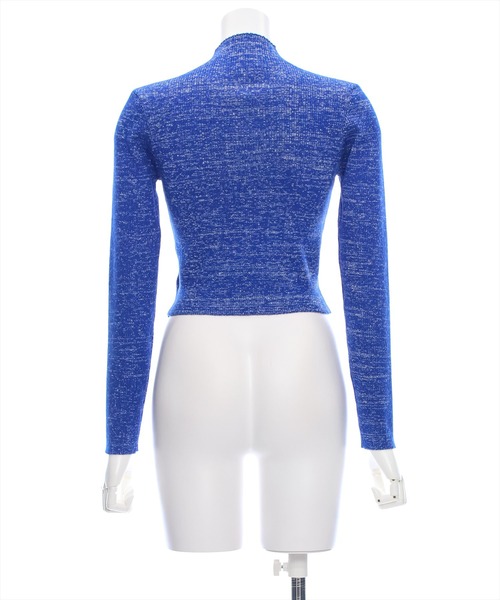 clear（クリア）の「ベーシックラメニットトップス [ベーシック 体にフィット]≪2024AW新作≫（ニット/セーター・レディース・ライトグレー/ブラック/アイボリー/ブルー・F）」の13枚目の写真