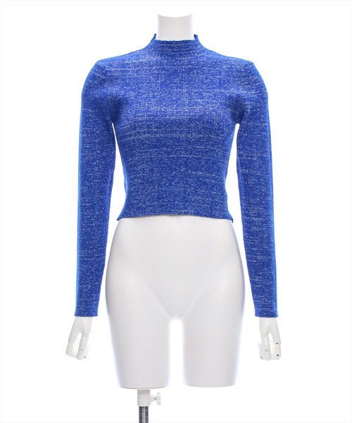 clear（クリア）の「ベーシックラメニットトップス [ベーシック 体にフィット]≪2024AW新作≫（ニット/セーター・レディース・ライトグレー/ブラック/アイボリー/ブルー・F）」の17枚目の写真