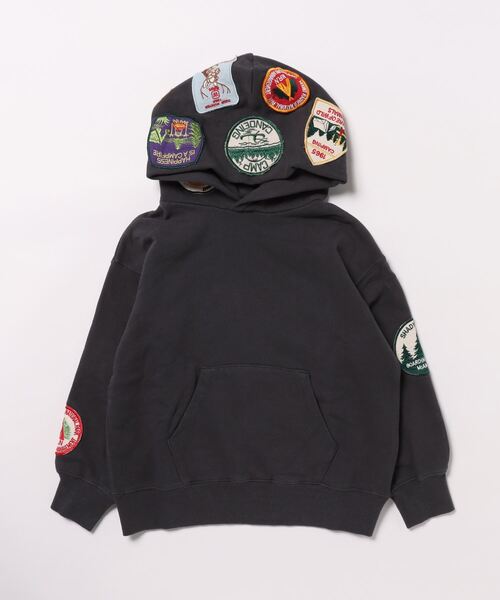 【新品】ニードルワークス 130cm ワッペンパーカー オートミール ☆Ｐ１０倍☆～9月11日(木)01:59nws4205 柔らか裏毛