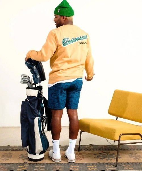 DEVEREUXGOLF デヴァローゴルフ シグネチャーパッチクルーネック 長袖 DEVEREUXGOLF デヴァローゴルフ シグネチャーパッチクルーネック