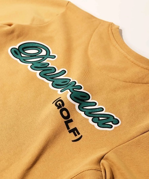 DEVEREUXGOLF デヴァローゴルフ シグネチャーパッチクルーネック 長袖 DEVEREUXGOLF デヴァローゴルフ シグネチャーパッチクルーネック