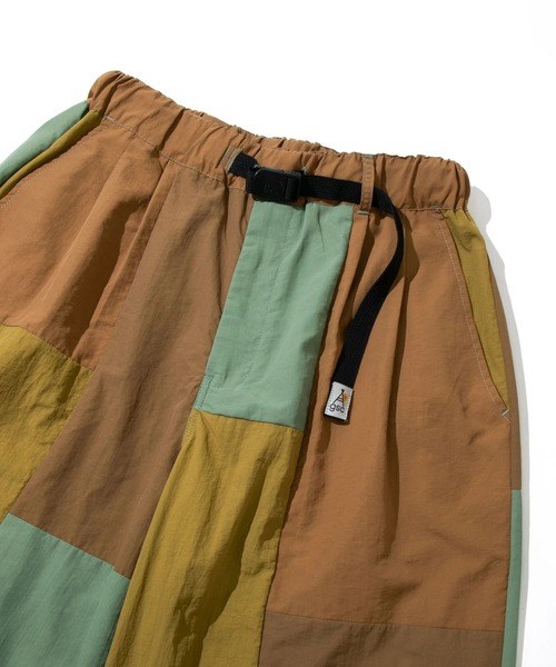 【セール】ナイロンパッチワーク2タックパンツ（その他パンツ）｜go slow caravan（ゴースローキャラバン）