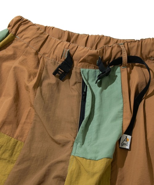 【セール】ナイロンパッチワーク2タックパンツ（その他パンツ）｜go slow caravan（ゴースローキャラバン）