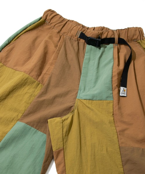 【セール】ナイロンパッチワーク2タックパンツ（その他パンツ）｜go slow caravan（ゴースローキャラバン）