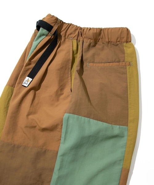 【セール】ナイロンパッチワーク2タックパンツ（その他パンツ）｜go slow caravan（ゴースローキャラバン）