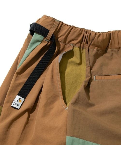 【セール】ナイロンパッチワーク2タックパンツ（その他パンツ）｜go slow caravan（ゴースローキャラバン）