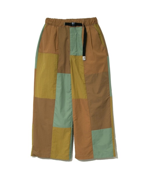 【セール】ナイロンパッチワーク2タックパンツ（その他パンツ）｜go slow caravan（ゴースローキャラバン）