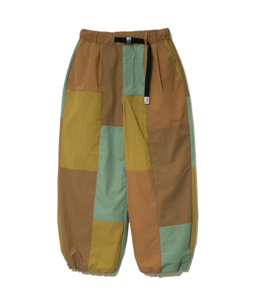 【セール】ナイロンパッチワーク2タックパンツ（その他パンツ）｜go slow caravan（ゴースローキャラバン）