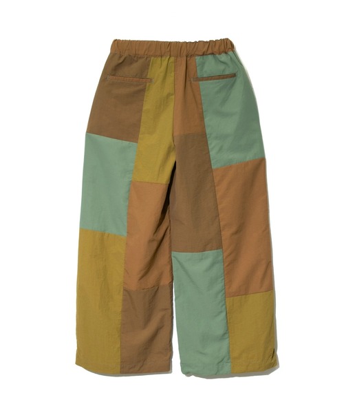 【セール】ナイロンパッチワーク2タックパンツ（その他パンツ）｜go slow caravan（ゴースローキャラバン）