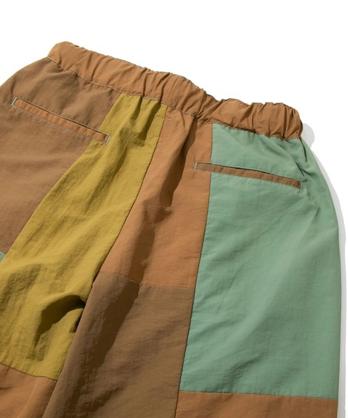 【セール】ナイロンパッチワーク2タックパンツ（その他パンツ）｜go slow caravan（ゴースローキャラバン）