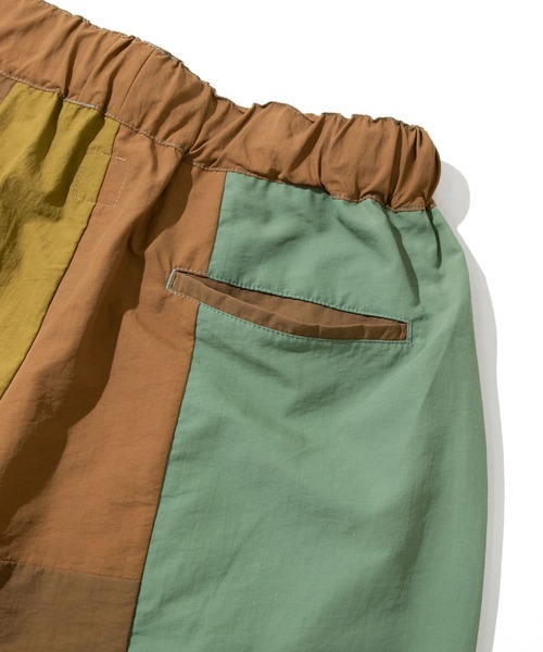 【セール】ナイロンパッチワーク2タックパンツ（その他パンツ）｜go slow caravan（ゴースローキャラバン）