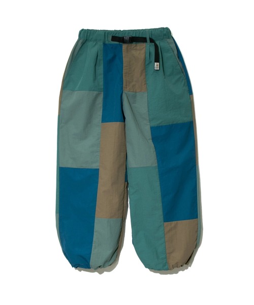 【セール】ナイロンパッチワーク2タックパンツ（その他パンツ）｜go slow caravan（ゴースローキャラバン）