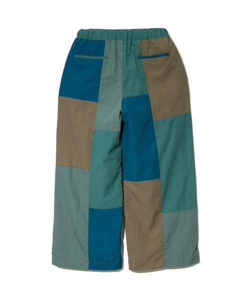 【セール】ナイロンパッチワーク2タックパンツ（その他パンツ）｜go slow caravan（ゴースローキャラバン）