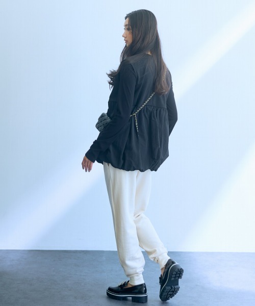 セール】高身長 裏毛スウェットジョガーパンツ（セットアップ対応