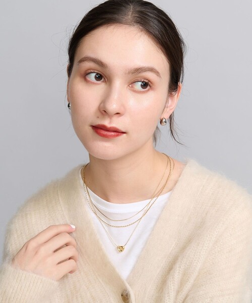 BEAUTY&YOUTH UNITED ARROWS（ビューティーアンドユースユナイテッドアローズ）の「イビツ ハート 3連ネックレス（ネックレス・レディース・シルバー/ゴールド・FREE）」の8枚目の写真