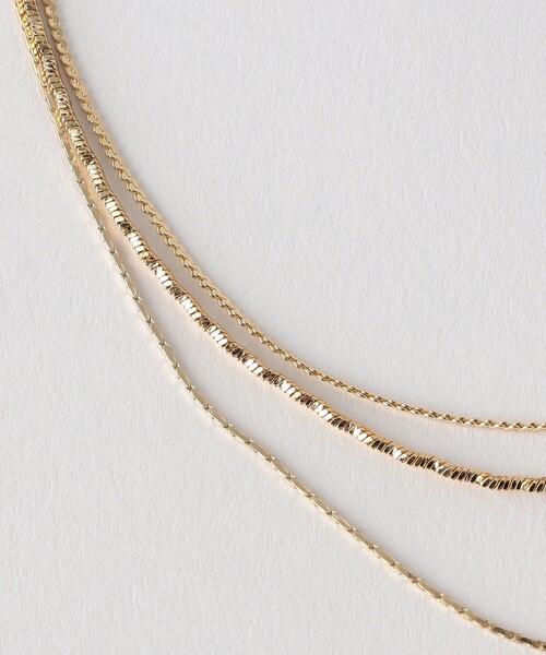 BEAUTY&YOUTH UNITED ARROWS（ビューティーアンドユースユナイテッドアローズ）の「イビツ ハート 3連ネックレス（ネックレス・レディース・シルバー/ゴールド・FREE）」の13枚目の写真