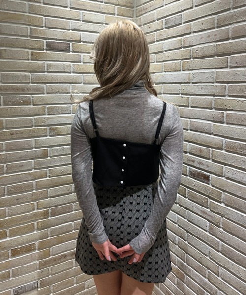 MORE self LOVE(モアセルフラブ)の「ビッグリボンキャミソール(キャミソール・レディース・ホワイト/ブラック/ピンク・FREE)」の15枚目の写真