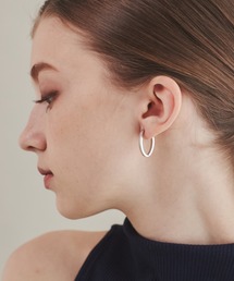 ciite' surgical stainless（シーテサージカルステンレス）の「【 金属アレルギー対応 】 オーバルフープピアス サージカルステンレス   (両耳用)（ピアス（両耳用））」