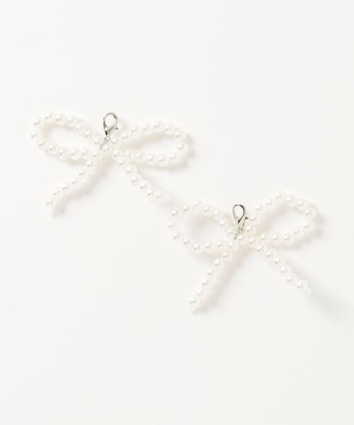 poiregnee（ポワニェ）の「［select］リボンチャーム（チャーム・レディース・ホワイト系1/ホワイト系2/ブラック・FREE）」の7枚目の写真