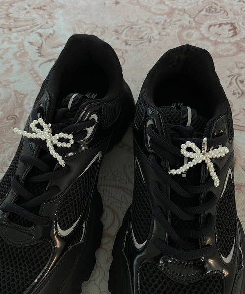 poiregnee（ポワニェ）の「［select］リボンチャーム（チャーム・レディース・ホワイト系1/ホワイト系2/ブラック・FREE）」の4枚目の写真