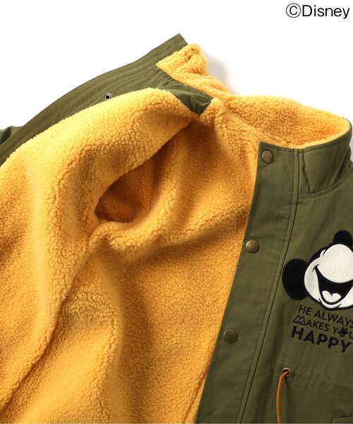 Disney(ディズニー)の「WEB限定 ディズニーキャラクター/HAPPYモッズコート(モッズコート・キッズ・カーキ・90/110/130)」の4枚目の写真