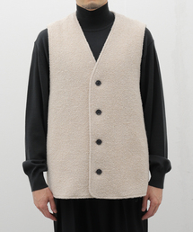 EDIFICE LA BOUCLE ネップグログラン ロングベスト 2 EDIFICE LA BOUCLE（エディフィスラブークル）の「【LA BOUCLE