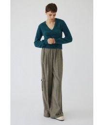 RIM.ARK | Shaggy v neck knit tops シャギーブイネックニットトップス(ニット/セーター)