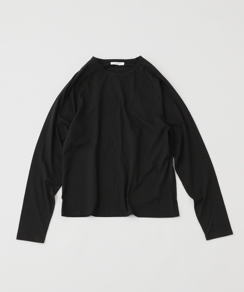 PULP/417EDIFICE(パルプフォーワンセブンエディフィス)の「【SHERMER / シャーマー】BOXY RAGLAN LS T(Tシャツ/カットソー・メンズ・ブラック・2/1)」の1枚目の写真