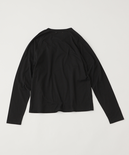PULP/417EDIFICE(パルプフォーワンセブンエディフィス)の「【SHERMER / シャーマー】BOXY RAGLAN LS T(Tシャツ/カットソー・メンズ・ブラック・2/1)」の2枚目の写真