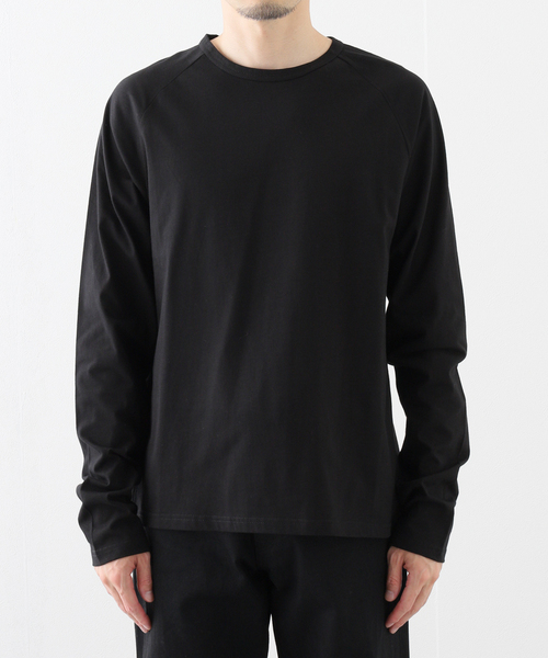 PULP/417EDIFICE(パルプフォーワンセブンエディフィス)の「【SHERMER / シャーマー】BOXY RAGLAN LS T(Tシャツ/カットソー・メンズ・ブラック・2/1)」の4枚目の写真