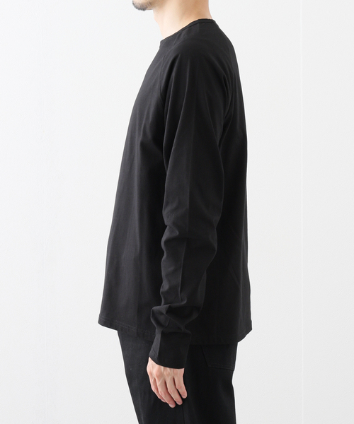 PULP/417EDIFICE(パルプフォーワンセブンエディフィス)の「【SHERMER / シャーマー】BOXY RAGLAN LS T(Tシャツ/カットソー・メンズ・ブラック・2/1)」の5枚目の写真