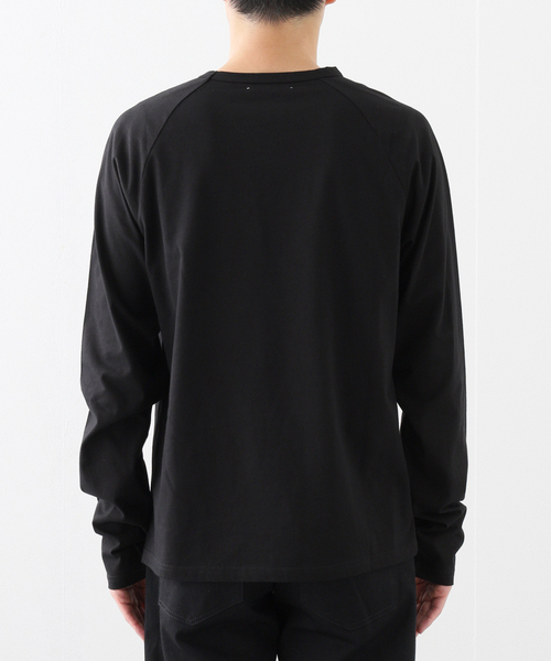 PULP/417EDIFICE(パルプフォーワンセブンエディフィス)の「【SHERMER / シャーマー】BOXY RAGLAN LS T(Tシャツ/カットソー・メンズ・ブラック・2/1)」の6枚目の写真