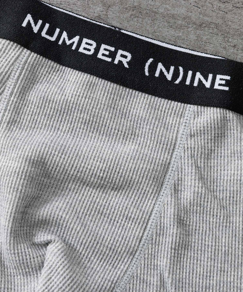 NUMBER (N)INE(ナンバーナイン)の「【FRUIT OF THE LOOMxNUMBER(N)INE 】2パックワッフルボクサーショーツ(ボクサーパンツ・メンズ・ブラック/グレー・M/L/XL)」の11枚目の写真