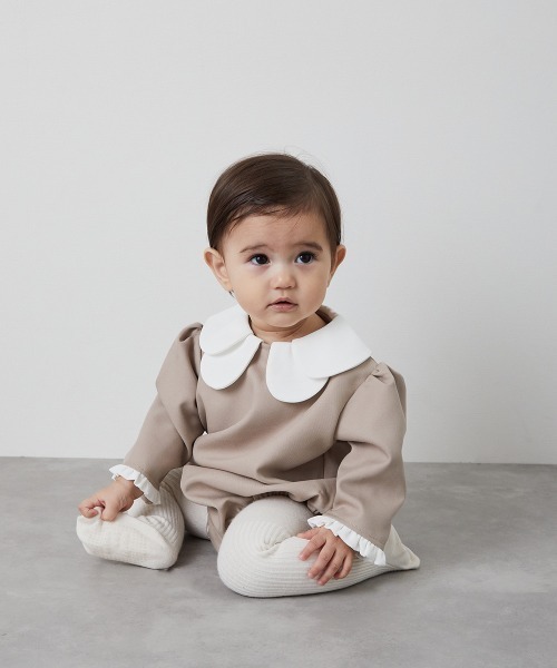 リンクコーデ】ダブルカラーセレモニーロンパース（ロンパース