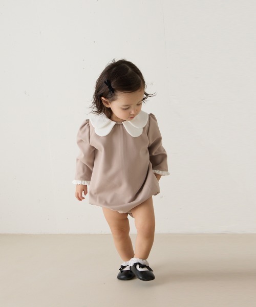 リンクコーデ】ダブルカラーセレモニーロンパース（ロンパース