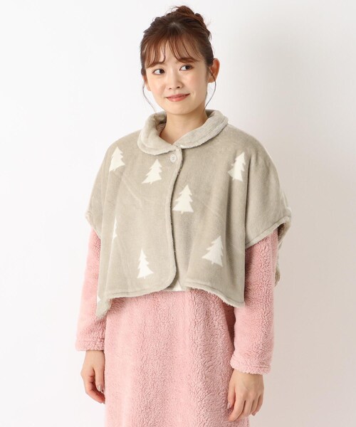 セール】【あったか】MISTLETOE おやすみポンチョ（その他ルームウェア