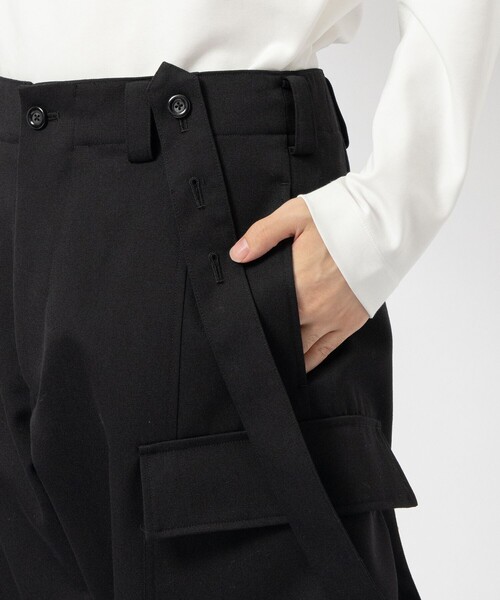 UJOH（ウジョー）の「Suspender Pants（その他パンツ・メンズ・ブラック・4/5）」の3枚目の写真